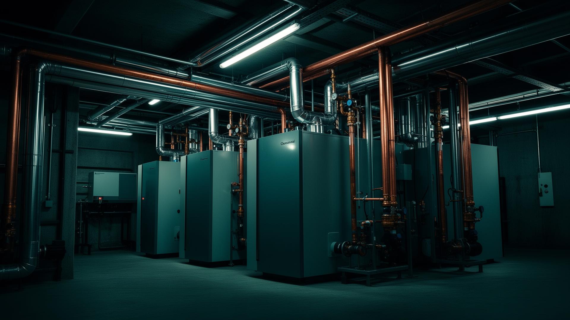 Commercial plant room engineering equipment